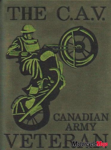 The C.A.V. Canadian Army Veterans Motorcycle Units Logo