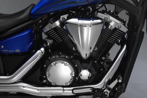 Picture of the Yamaha Stryker XVS1300CU engine