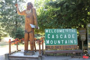 Cascade Mountains sign