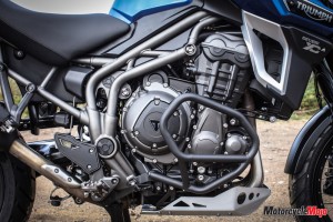 engine of 2016 Triumph Explorer XCa