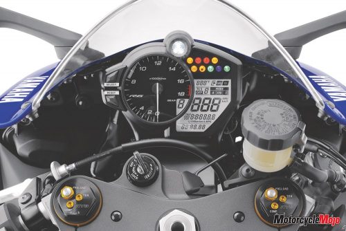 Dashboard of The 2017 Yamaha R6