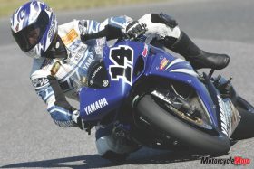 Joe Rocket Racing on a Yamaha Motorcycle