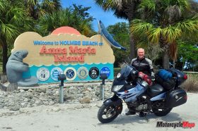 Riding to Anna Maria Island in South Florida