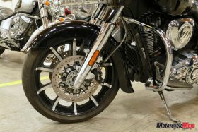 The Front Wheel of The 2017 Indian Roadmaster