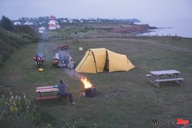 Camping by the Grande Riviere