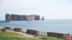View of Percé Rock in Quebec
