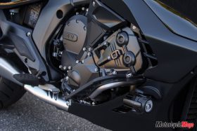 Engine of the 2018 BMW K1600B Bagger