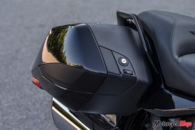 Storage Compartment of the 2018 BMW K1600B Bagger