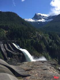 Hydraulic Dams by Columbia River