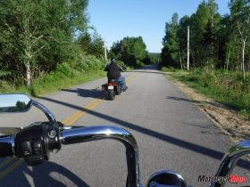 Riding on Cabot Trail