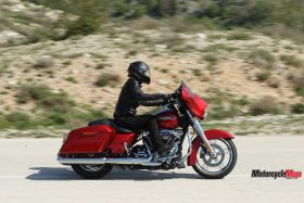 Riding In The Desert On The 2018 Harley Davidson Street Glide