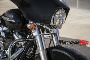 Head Light of The 2018 Harley Davidson Street Glide